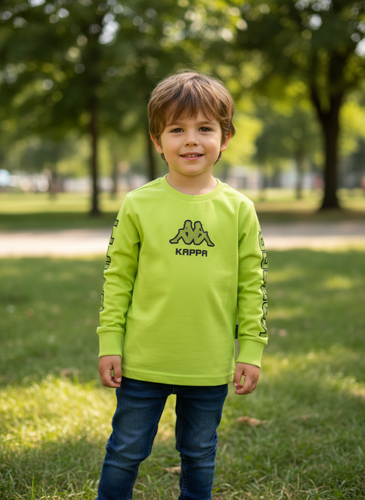 T-Shirt Bambino e Ragazzo manica lunga con stampa KAPPA