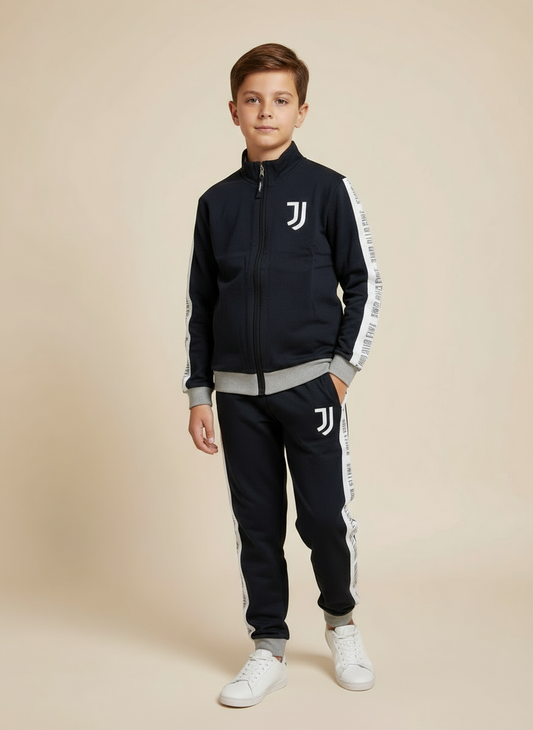 Pigiama Ragazzo aperto con zip in cotone leggermente felpato JUVENTUS