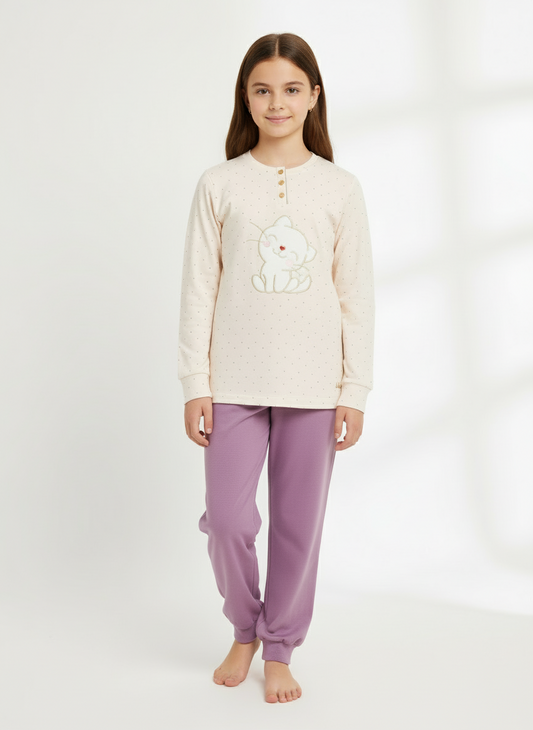 Pigiama ragazza caldo cotone YOU&ME