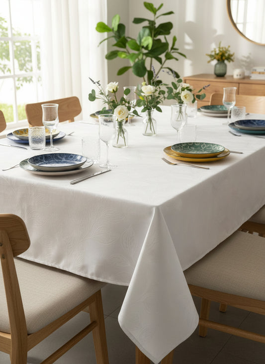 Tovaglia 6 posti antimacchia modello Europa - SOMMARUGA Home Collection