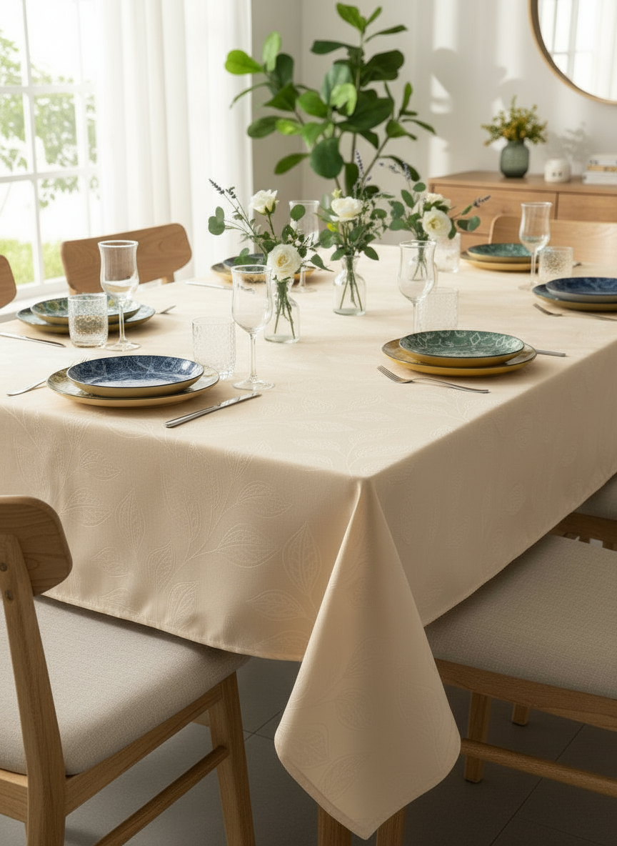 Tovaglia 6 posti antimacchia modello Europa - SOMMARUGA Home Collection