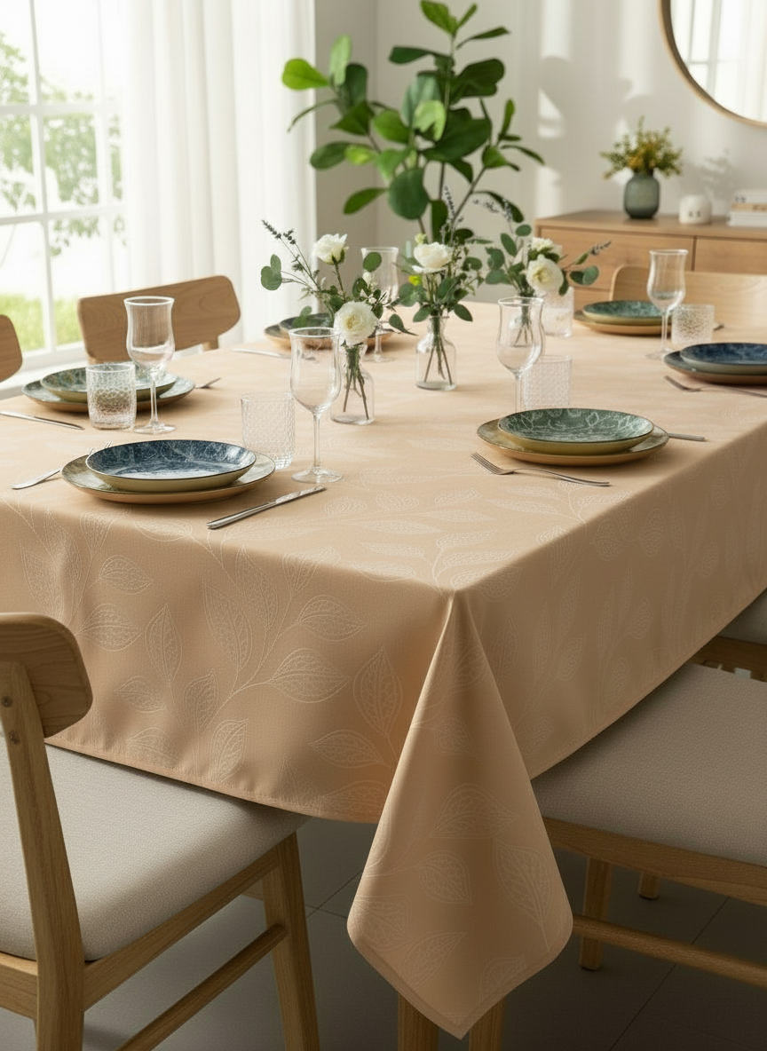 Tovaglia 6 posti antimacchia modello Europa - SOMMARUGA Home Collection