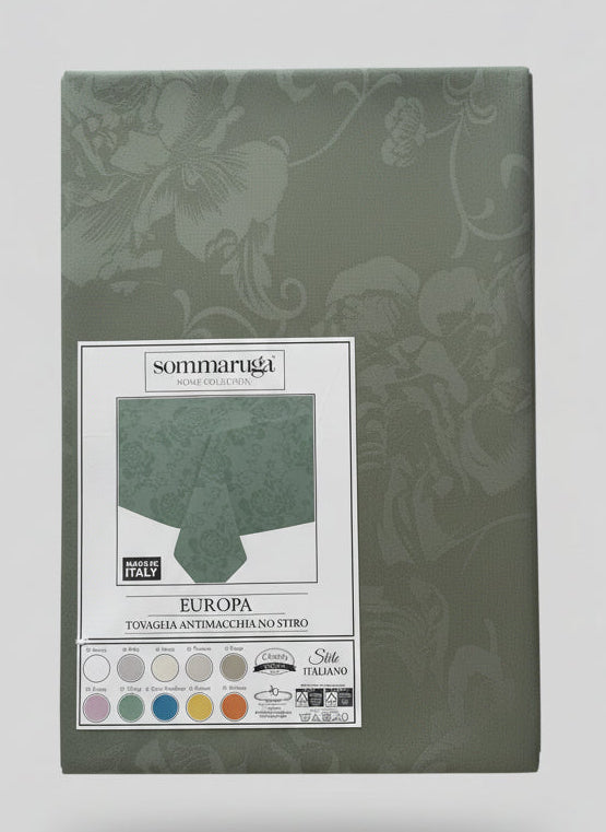 Tovaglia 6 posti antimacchia modello Europa - SOMMARUGA Home Collection
