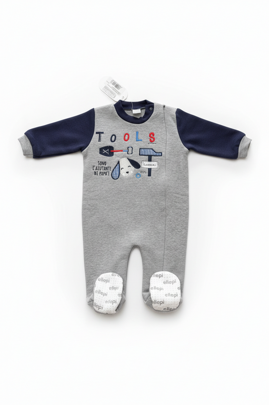 Pigiamone in felpa ELLEPI - Taglia 6 mesi