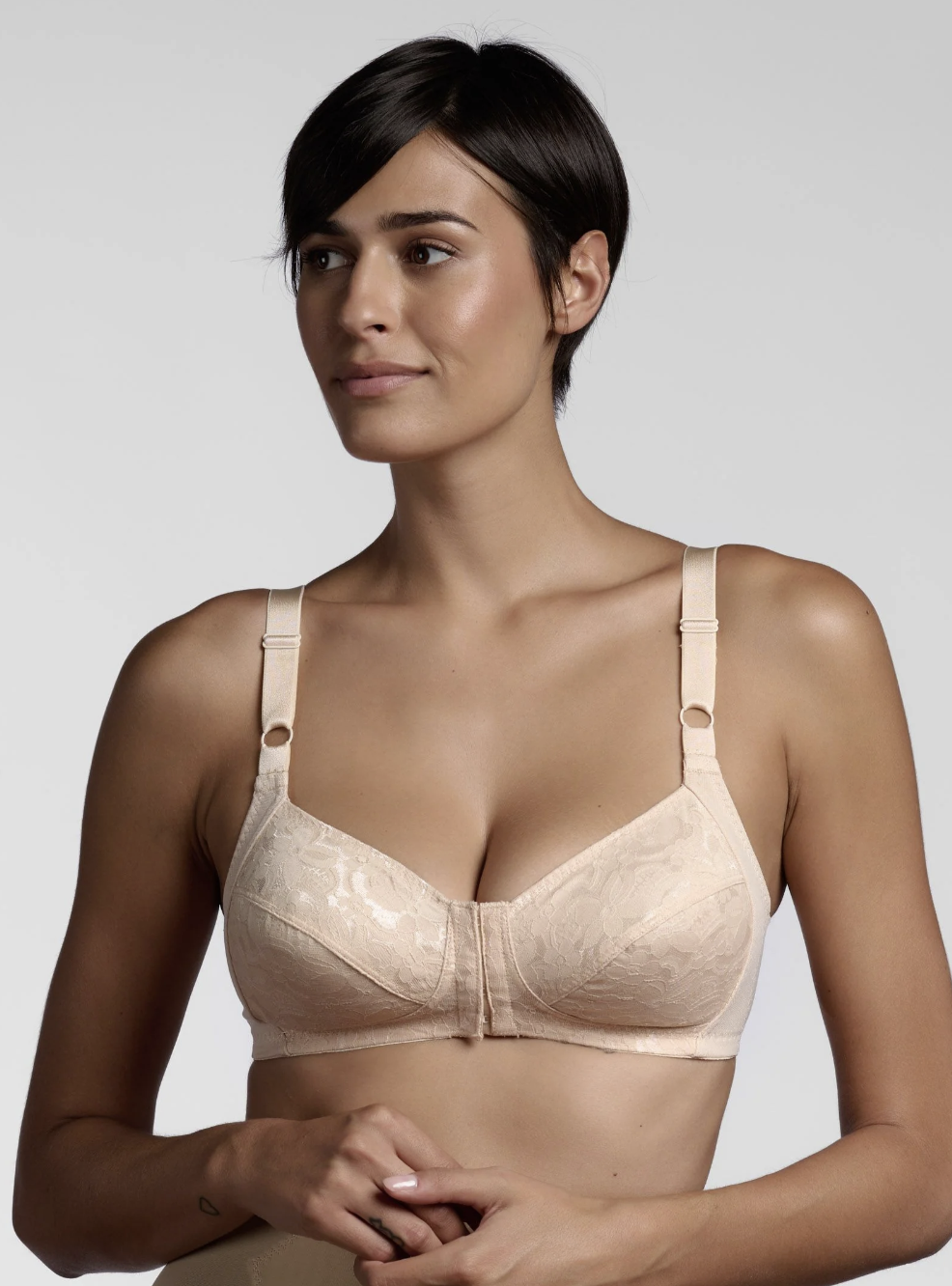 Reggiseno senza ferretto con Apertura Frontale Adele Classic - LEPEL