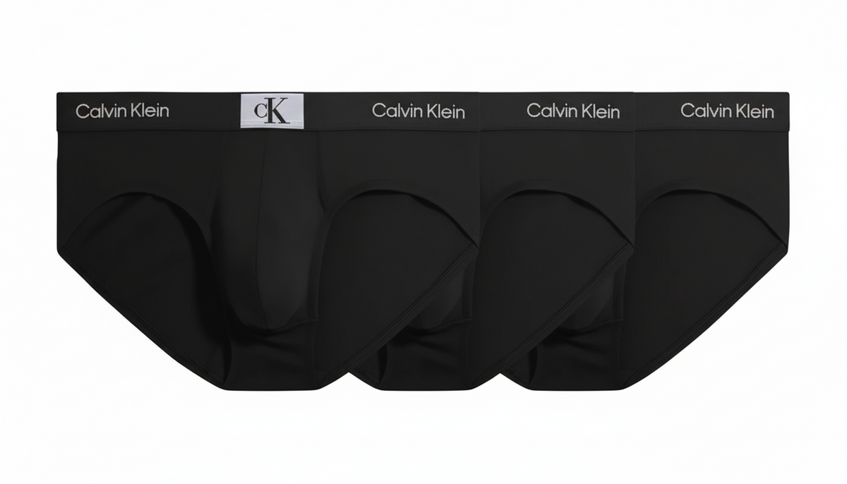 Confezione Tre Slip Uomo in cotone elasticizzato Calvin Klein