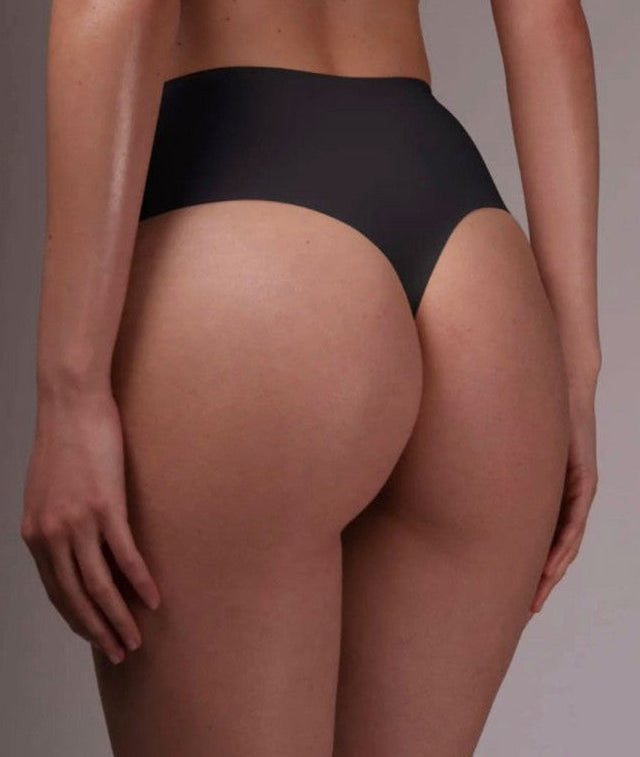 Guaina Donna a vita alta Perizoma  in tessuto traspirante con taglio laser invisibile GIOS