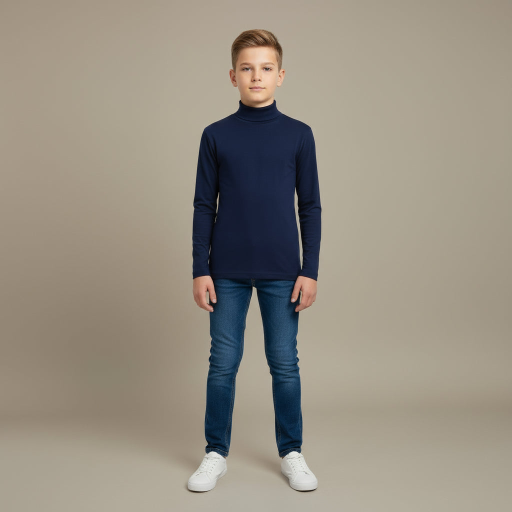 Lupetto Bimbo Unisex 100% Cotone Interlock Felpato LEABLE - Taglie dalla 2 alla 16 anni