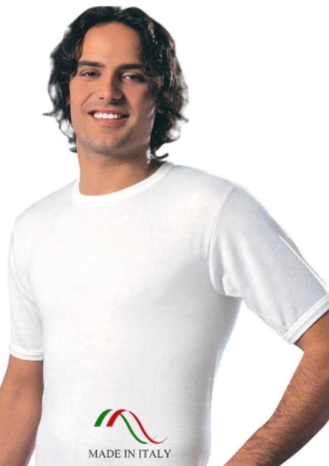 Maglia Uomo Mezza Manica Girocollo cotone interlock felpato Art. 201 LEABLE