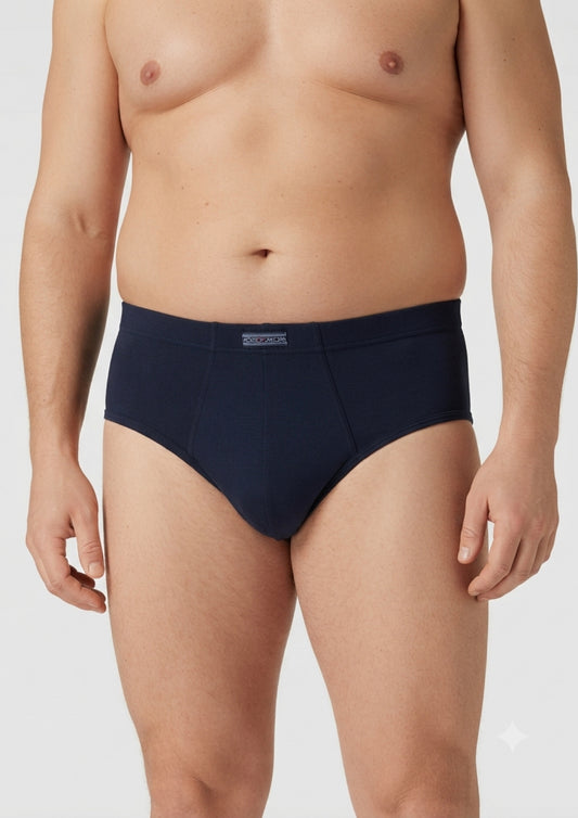 Maxi Slip uomo calibrato in cotone Rossoporpora art.3330 blu navy