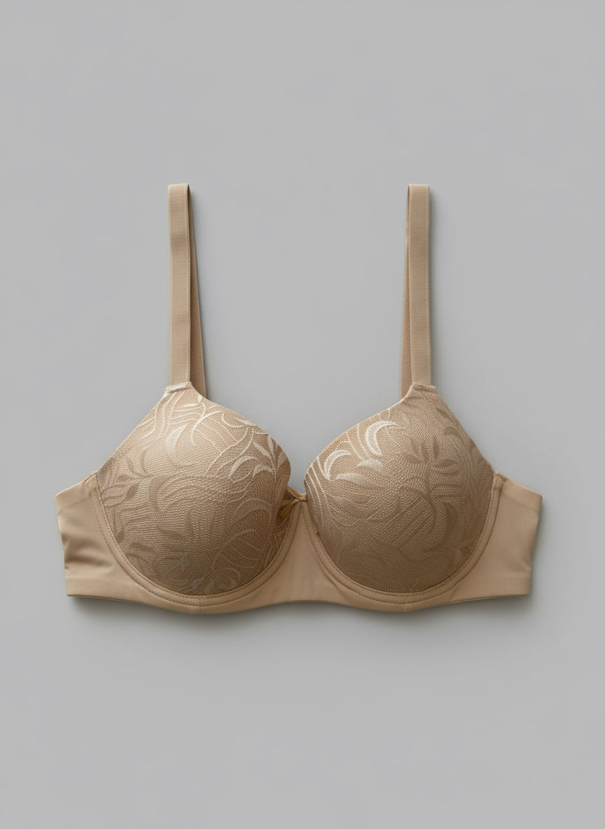 reggiseno donna Miss Gold 2014 ARIS coppa C preformata imbottita noisette con ferretto