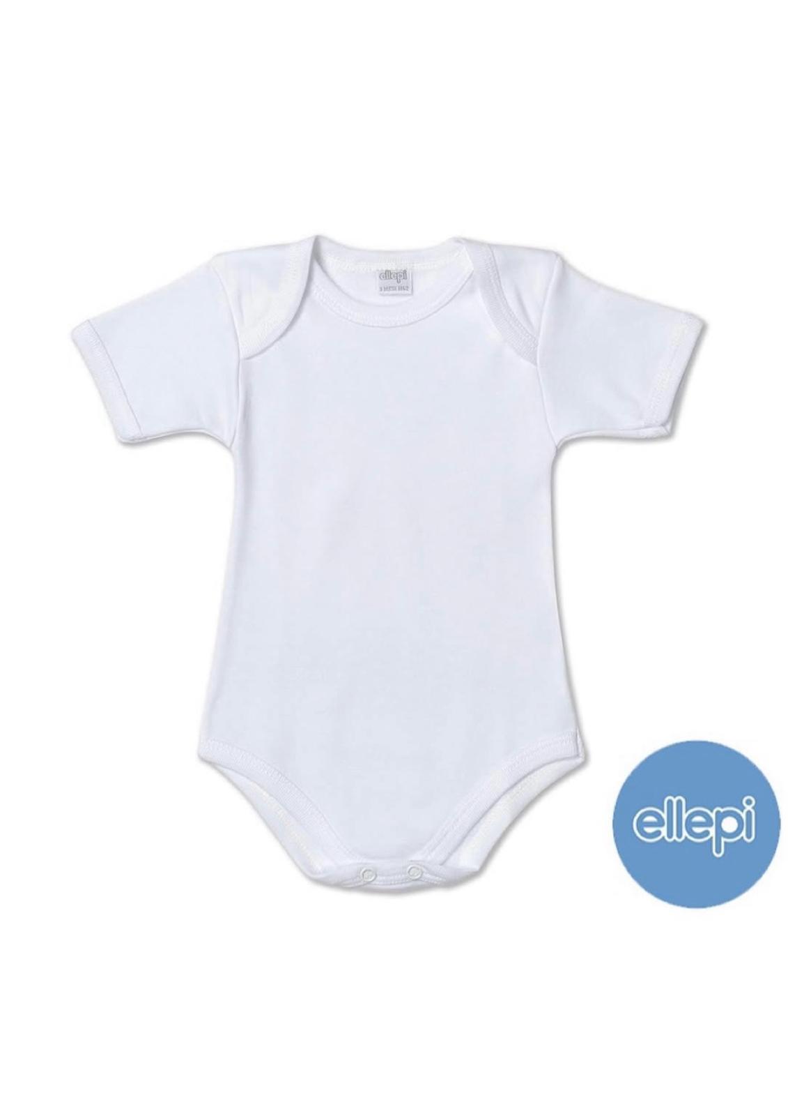 Body Baby in puro cotone mezza manica ELLEPI