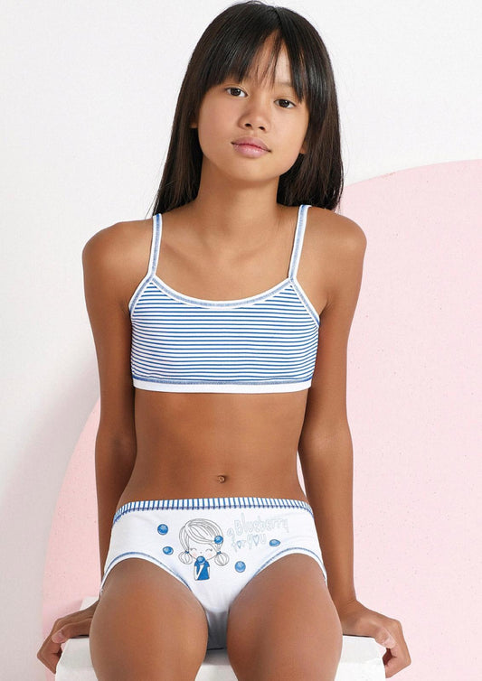 Coordinato bimba brassiere e slip JADEA - Taglia 11/12 anni