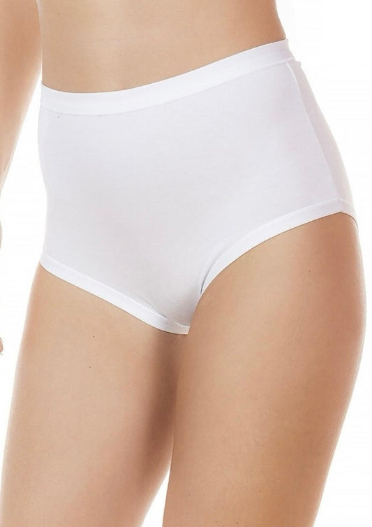 Slip Culotta NAZARENO GABRIELLI cotone elasticizzato bianco | AV INTIMO