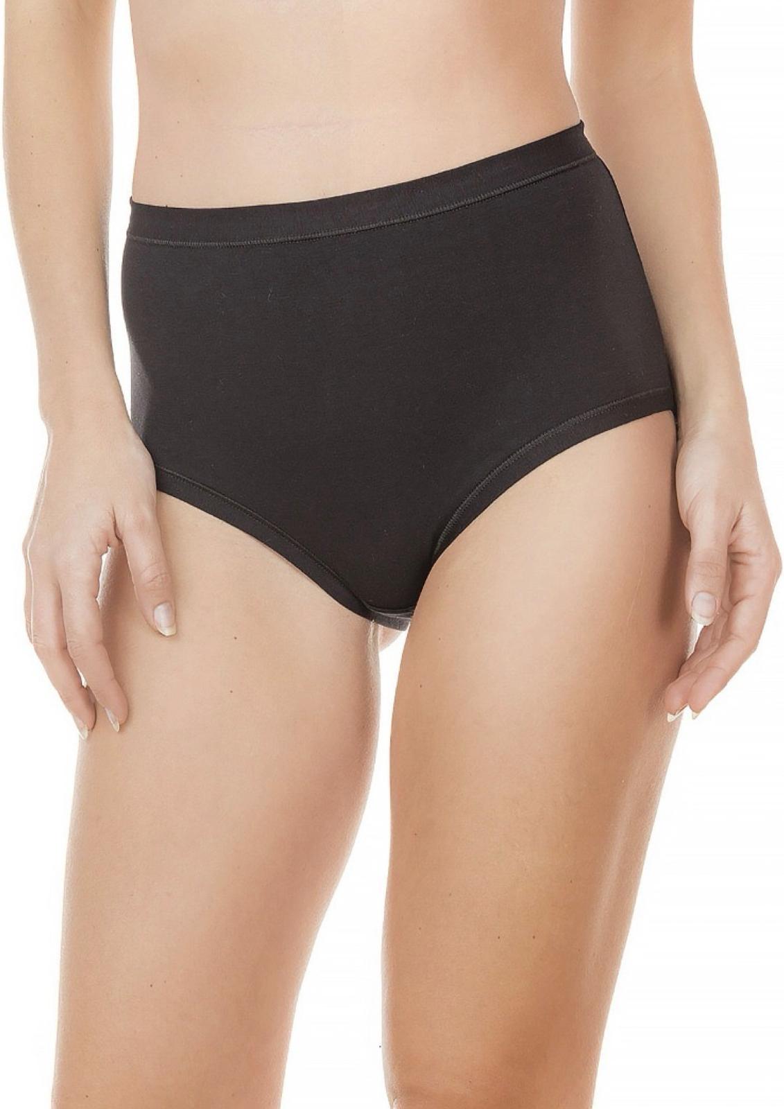 Slip Culotta NAZARENO GABRIELLI cotone elasticizzato nero | AV INTIMO