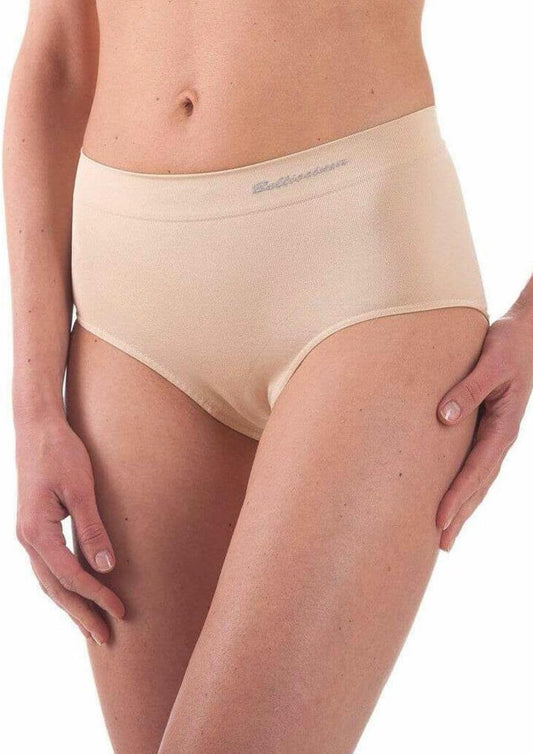 Slip guaina vita alta in microfibra contenitiva senza cuciture 020  BELLISSIMA nudo