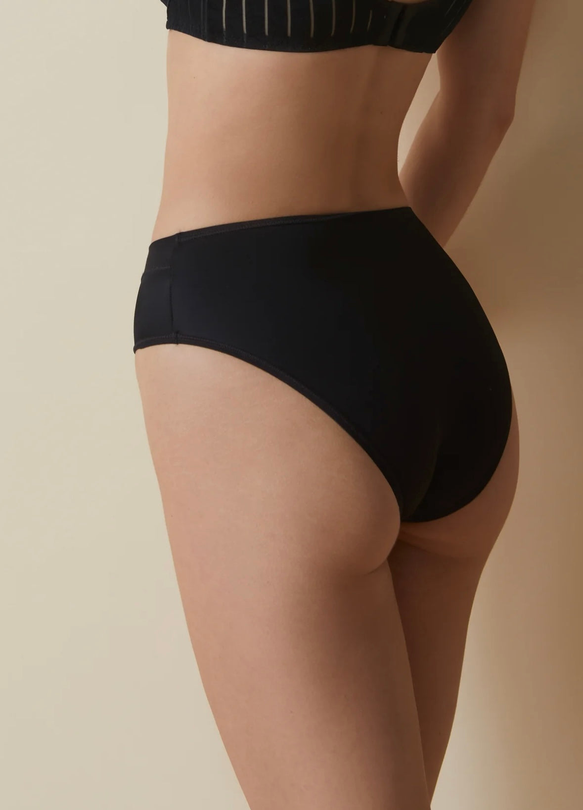 slip a vita alta donna Mariluz Creaciones SELENE nero effetto contenitivo foto retro