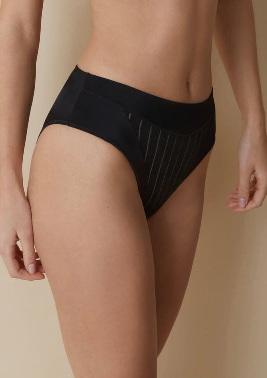 slip a vita alta donna Mariluz Creaciones SELENE nero effetto contenitivo