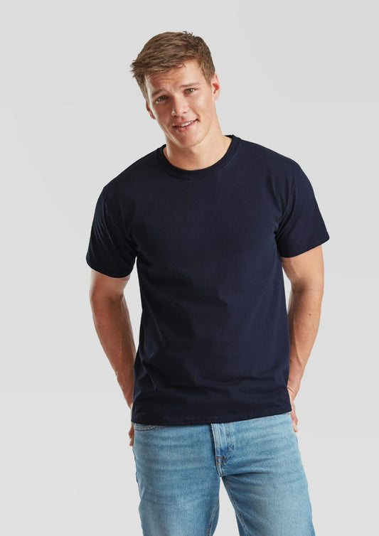 T-shirt manica corta taglia calibrata Blu Navy ICONIC 150 FRUIT OF THE LOOM