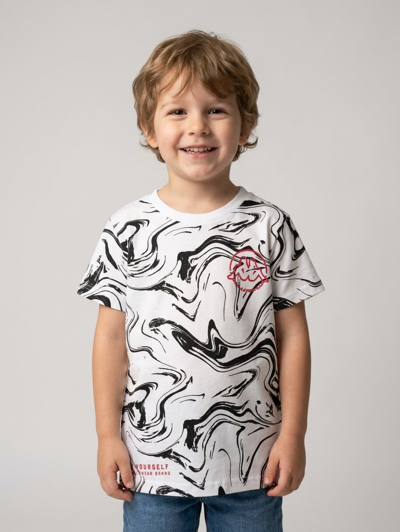 T-Shirt Bambino manica corta KAPPA - Taglia 4 anni