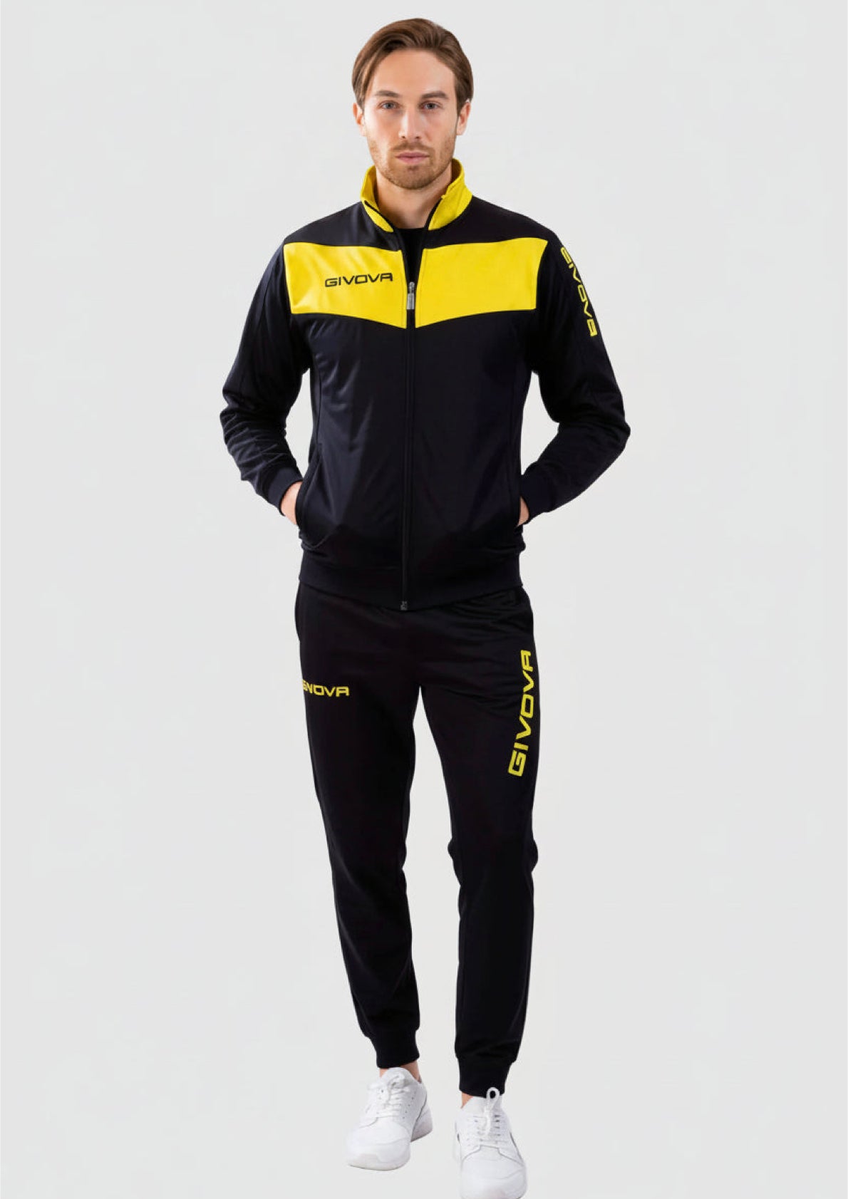 uta Unisex Triacetato Modello Visa Blu/Giallo GIVOVA - Taglia 2XL