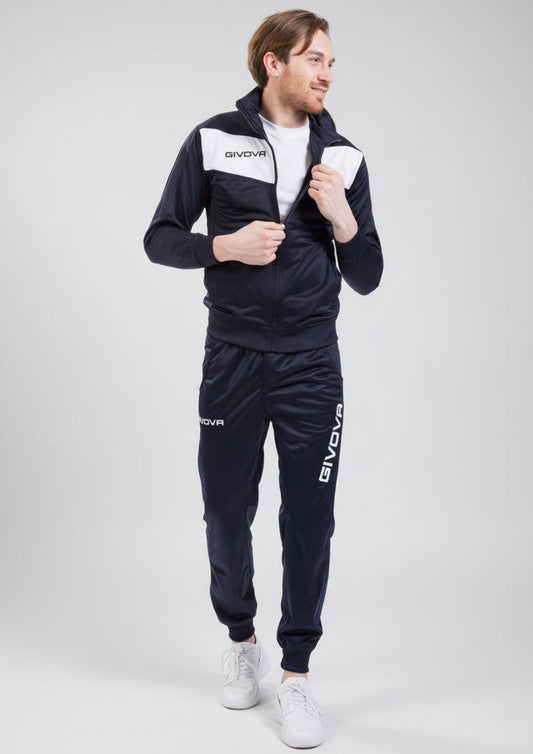 Tuta Unisex Triacetato Modello Visa Blu/Bianco GIVOVA Taglia 3XL