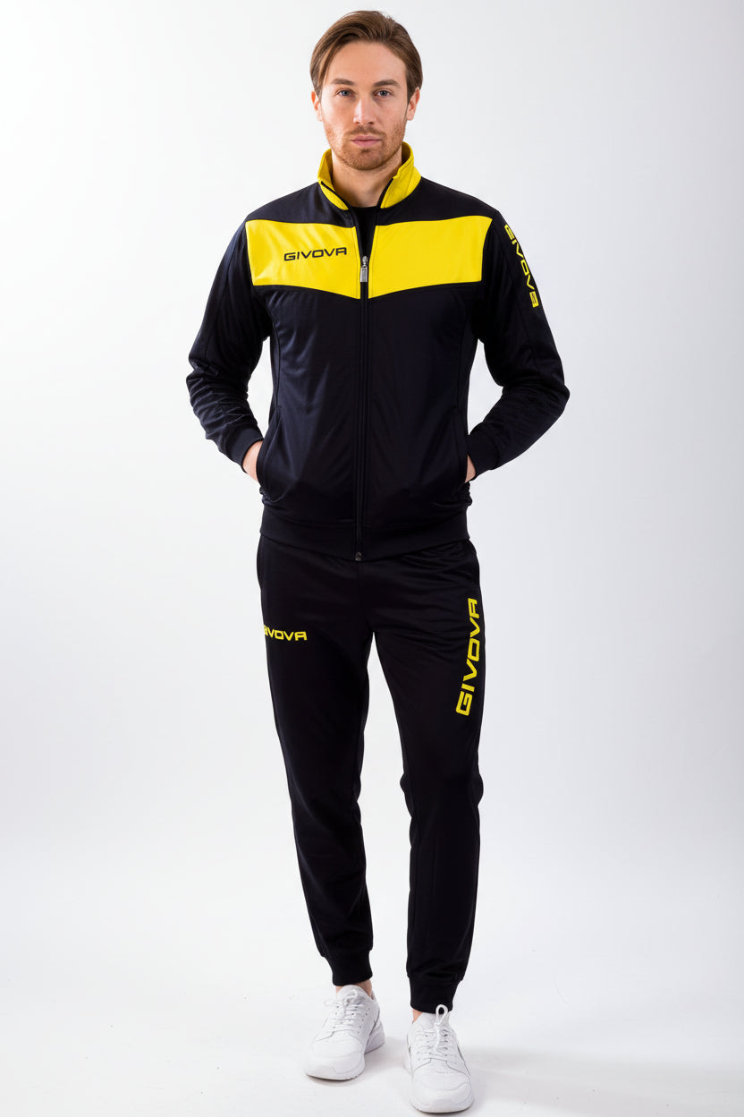 Tuta Unisex Triacetato Modello Visa Blu\Giallo GIVOVA - Taglia 2XL