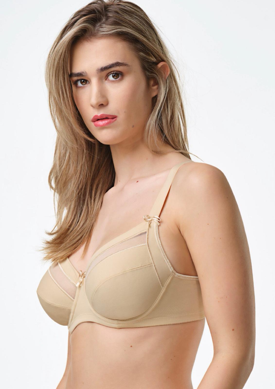 reggiseno con ferretto elasticizzato modellante donna SPIMAN AV INTIMO nudo taglia 3B-8B vista laterale